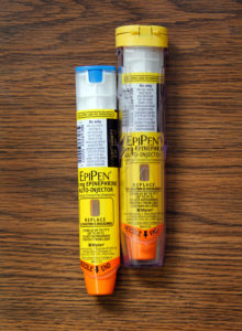 EpiPens are self-injectable devices that contain epinephrine. The auto-injectors counteract potentially life-threatening allergic reactions. EpiPens, which come in packs of two, have risen sharply in price and now retail for about $600.