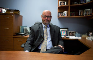 Steve Rough, director of pharmacy and clinical associate professor at the University of Wisconsin Hospitals and Clinics, says prescription drug price increases cost the health care organization $14 million in the past year. Rough was photographed in his office on Sep. 21, 2016.