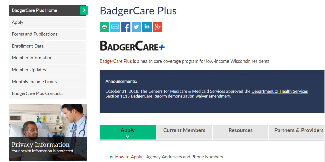 BadgerCare Plus continues to fall