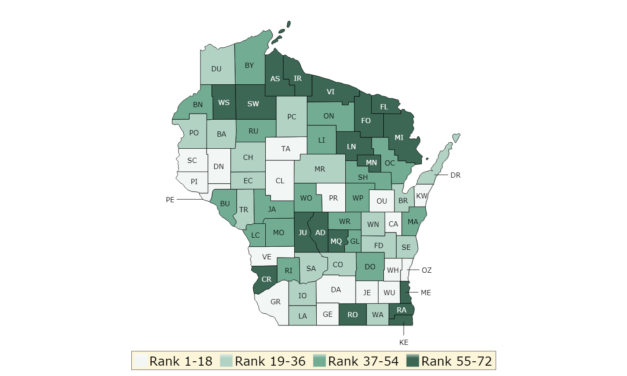 Ozaukee County ranked healthiest in state