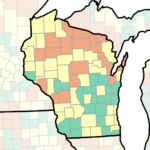 CDC recommends public indoor masking in 17 Wisconsin counties 