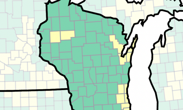 CDC: Wisconsin counties at ‘medium’ COVID-19 levels drop